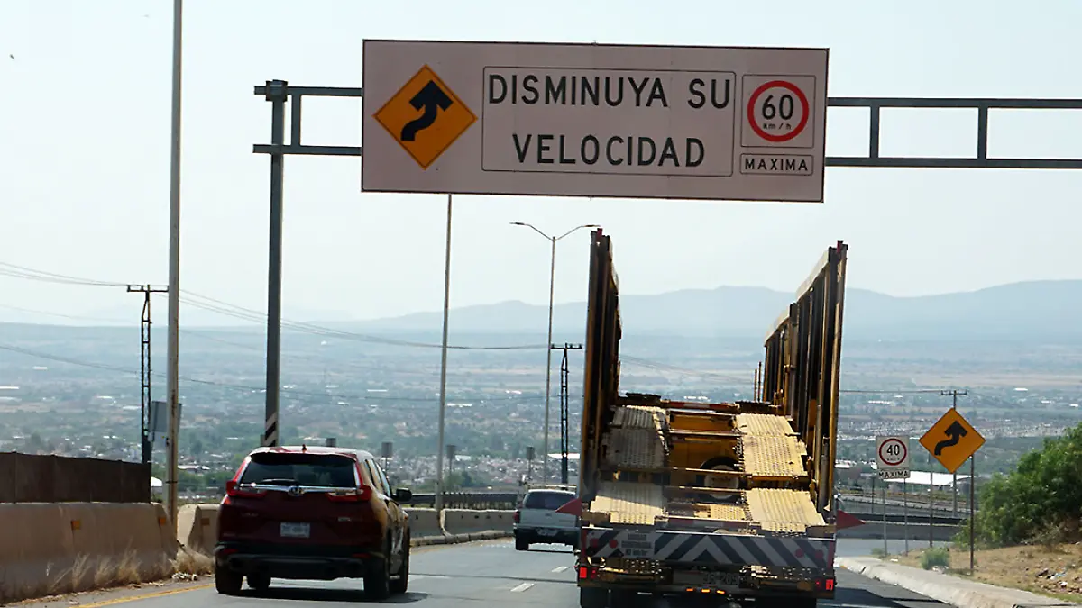 Límites de velocidad en Zacatecas